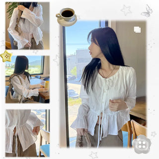 Tie Sleeve Blouse