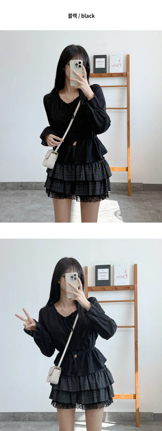 Tie Sleeve Blouse