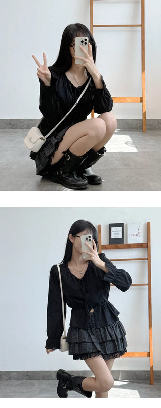 Tie Sleeve Blouse