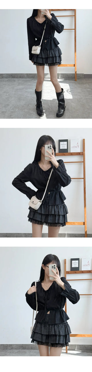 Tie Sleeve Blouse