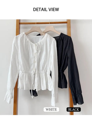 Tie Sleeve Blouse