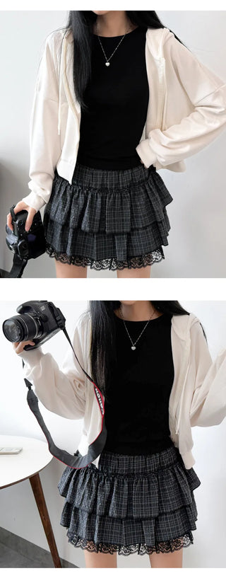Crop Zip Hoodie