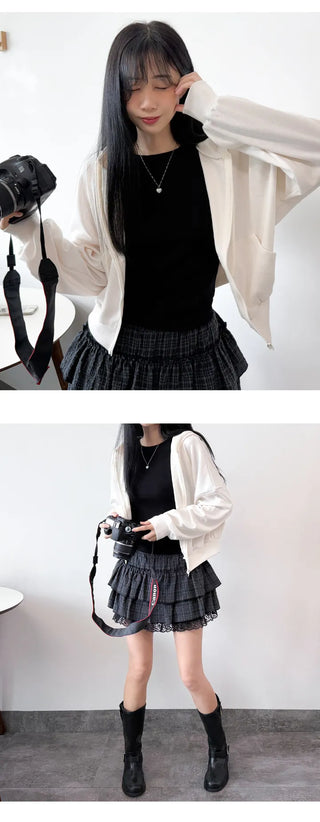 Crop Zip Hoodie