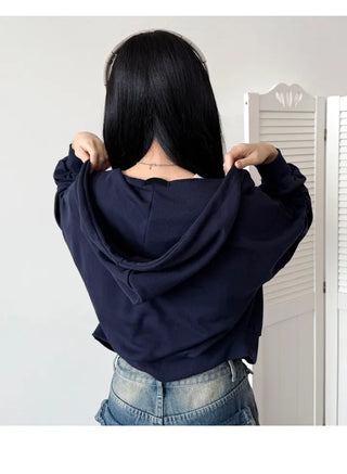 Crop Zip Hoodie