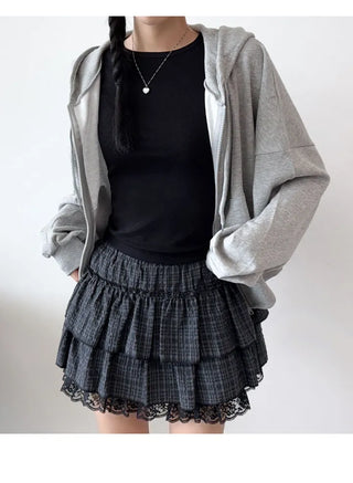 Crop Zip Hoodie