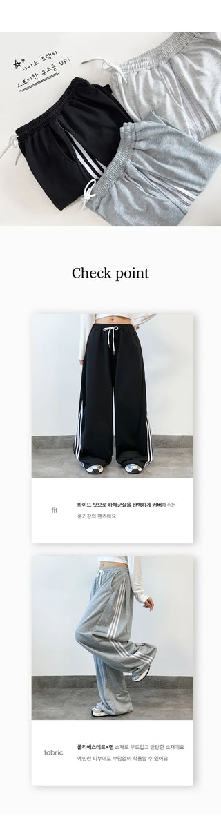 Wide Track Pants