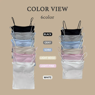 Shirred Crop Sleeveless Top