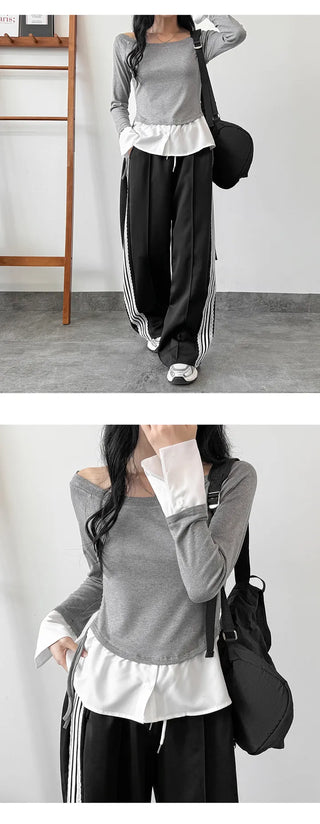 Layered Shirt Tee