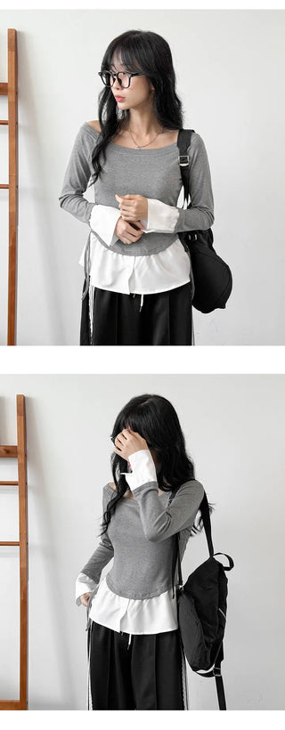 Layered Shirt Tee