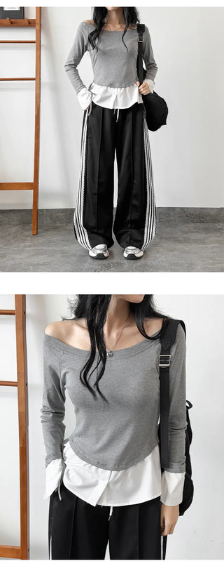 Layered Shirt Tee
