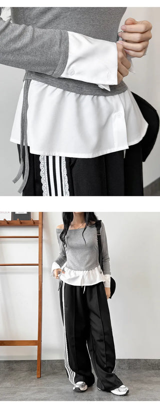 Layered Shirt Tee