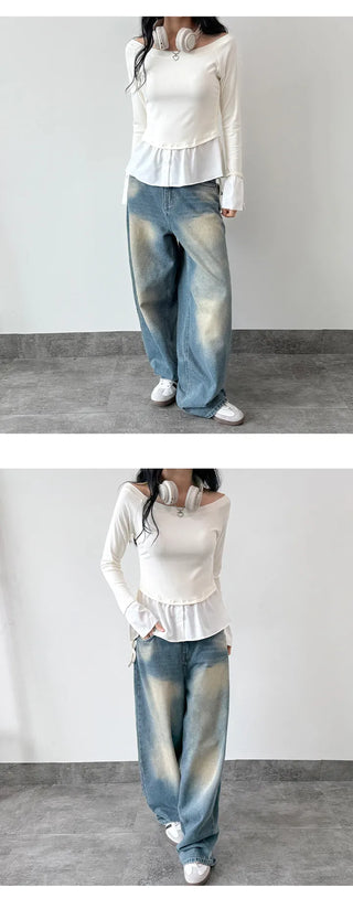 Layered Shirt Tee