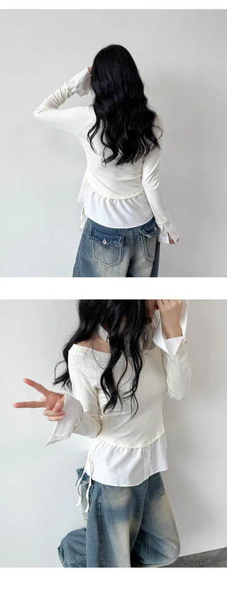Layered Shirt Tee