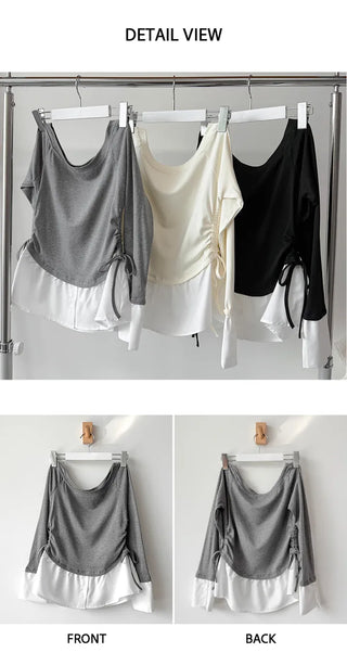 Layered Shirt Tee