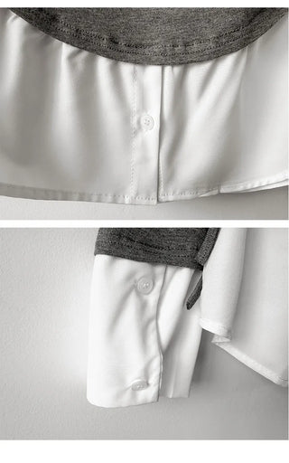 Layered Shirt Tee