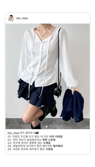 Ribbon Blouse