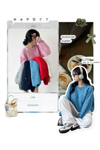 Wool Knit Top