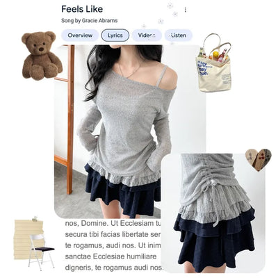 Ribbon Lace Tee