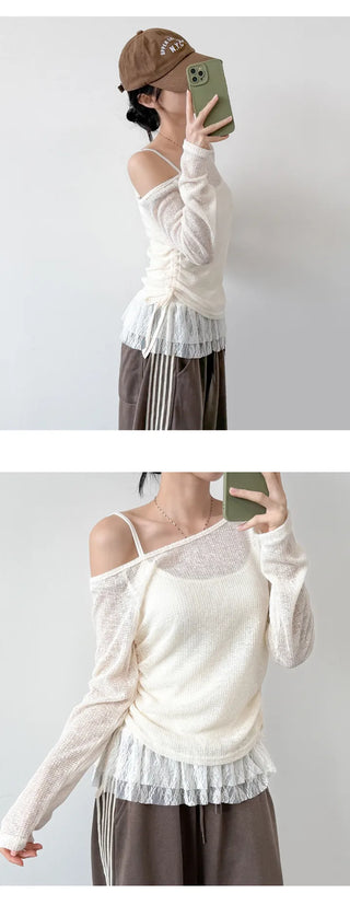 Ribbon Lace Tee