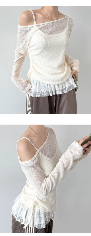 Ribbon Lace Tee