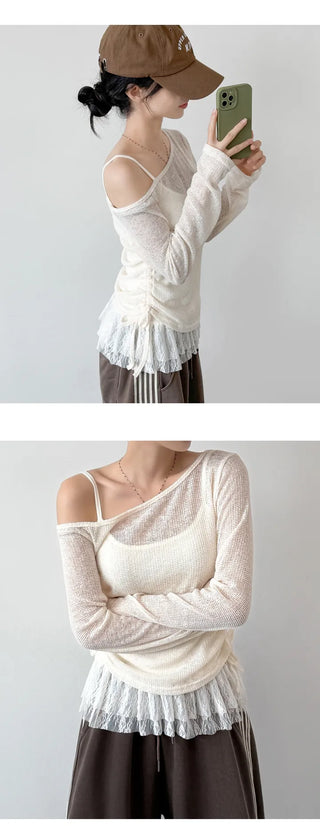 Ribbon Lace Tee