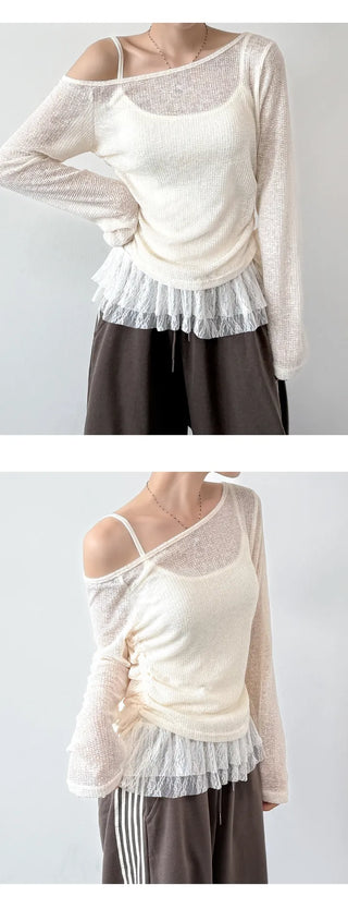 Ribbon Lace Tee