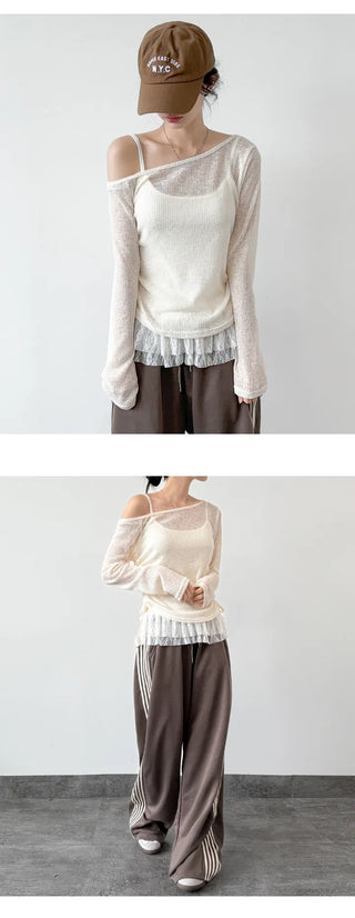 Ribbon Lace Tee