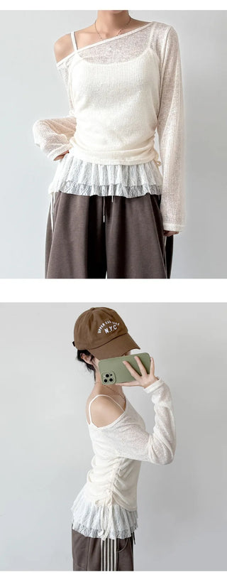Ribbon Lace Tee