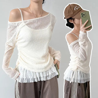 Ribbon Lace Tee