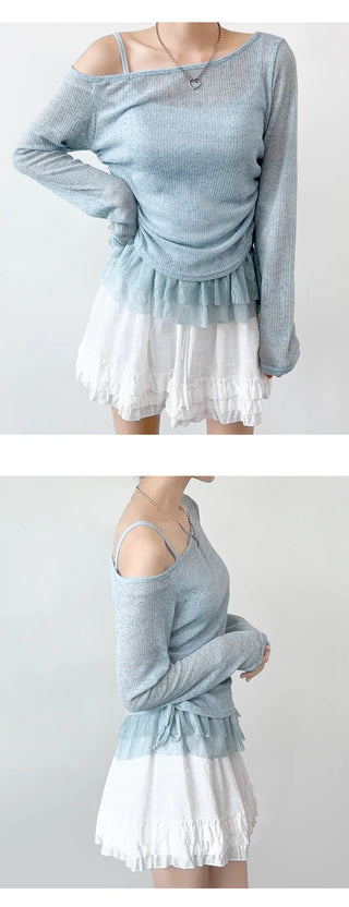 Ribbon Lace Tee