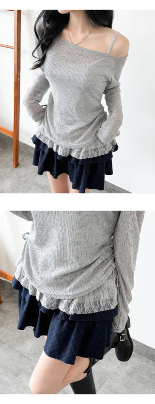 Ribbon Lace Tee