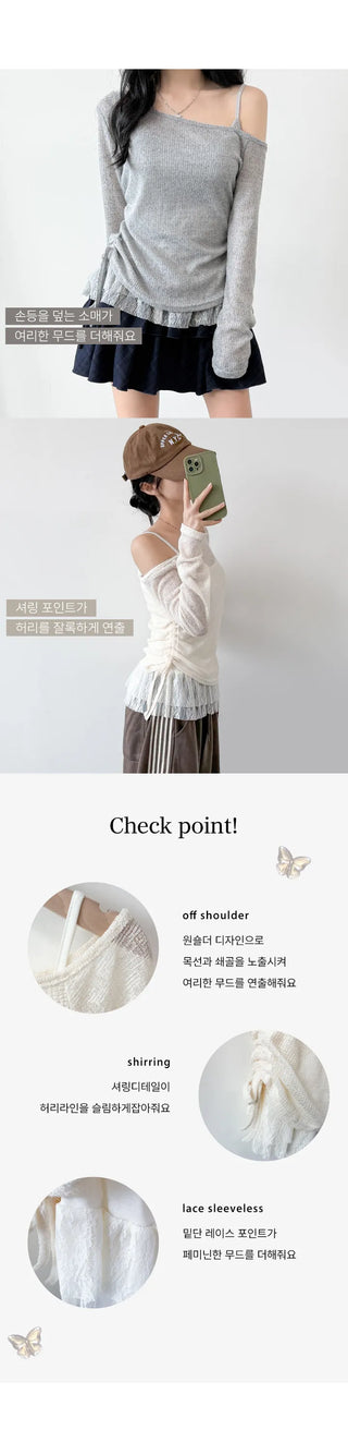 Ribbon Lace Tee