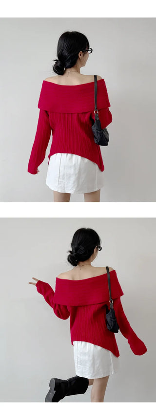 Off Shoulder Knit
