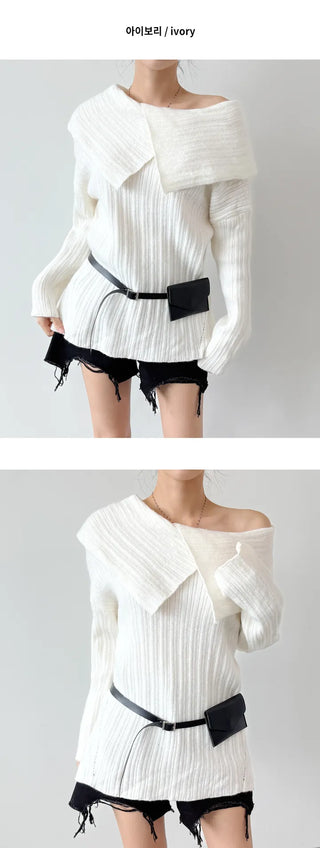 Off Shoulder Knit