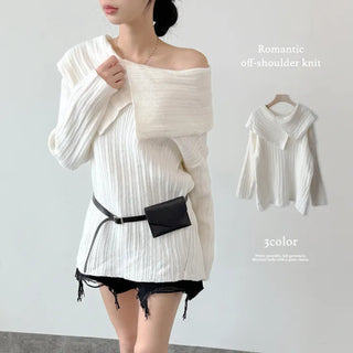 Off Shoulder Knit