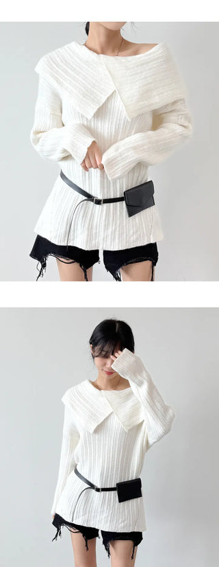 Off Shoulder Knit