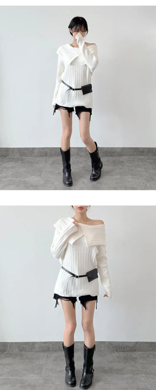 Off Shoulder Knit