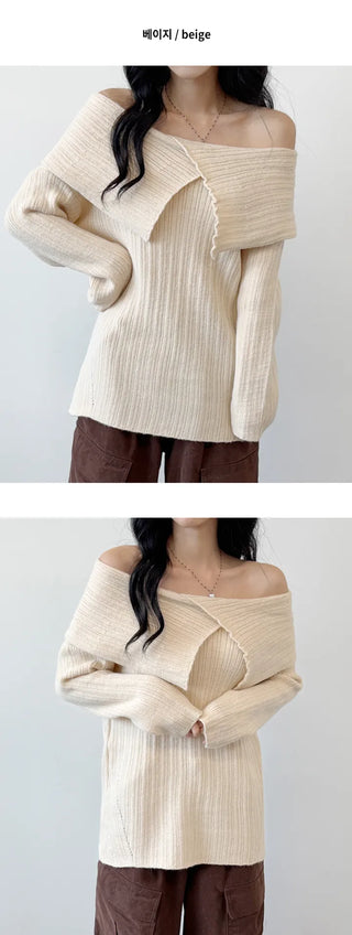 Off Shoulder Knit