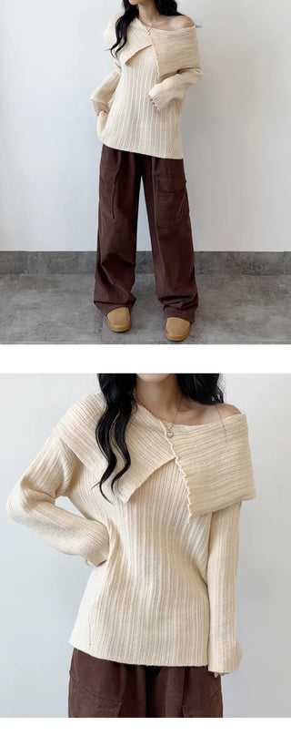 Off Shoulder Knit