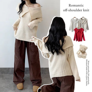 Off Shoulder Knit