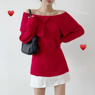 Off Shoulder Knit