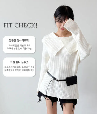 Off Shoulder Knit
