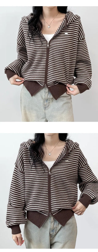 Striped Knit Cardigan