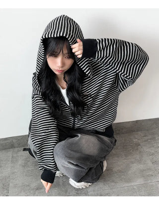 Striped Knit Cardigan