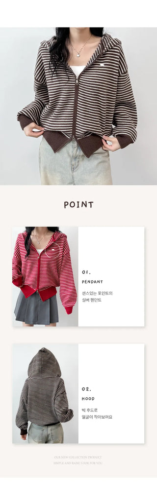 Striped Knit Cardigan