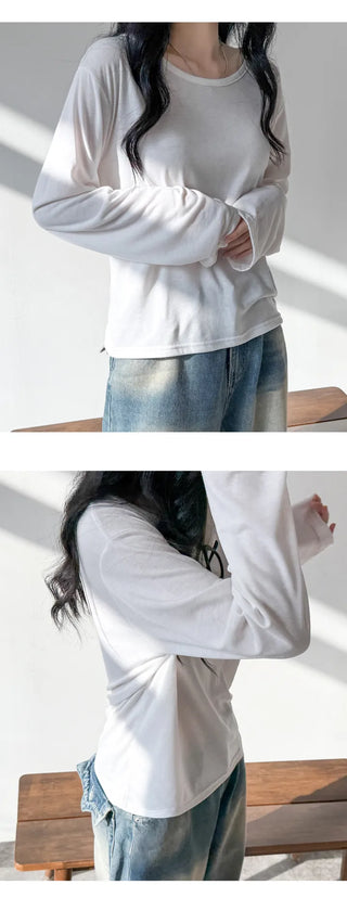 Fleece Long Sleeve Tee