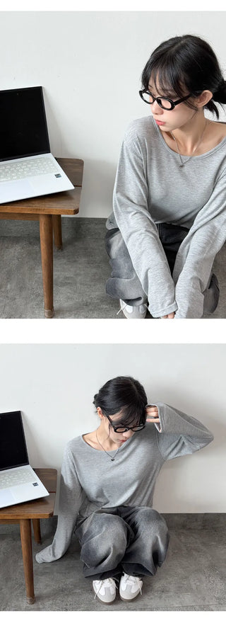 Fleece Long Sleeve Tee