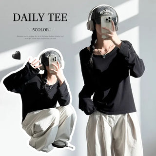 Fleece Long Sleeve Tee
