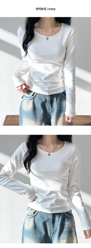 Fleece Long Sleeve Tee