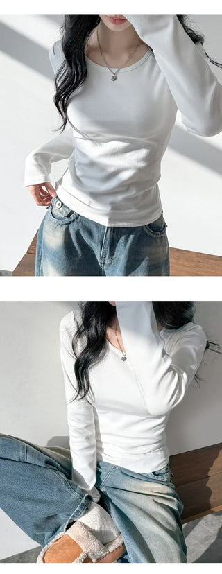 Fleece Long Sleeve Tee